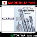 Brocas altamente eficientes con larga vida útil. Fabricado por Mitsubishi Materials &amp; Kyocera. Hecho en Japón (molinos de extremo de carburo)